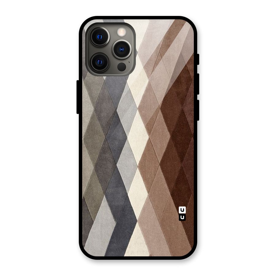 Beautiful Shades Of Diamonds Glass Back Case for iPhone 12 Pro Max