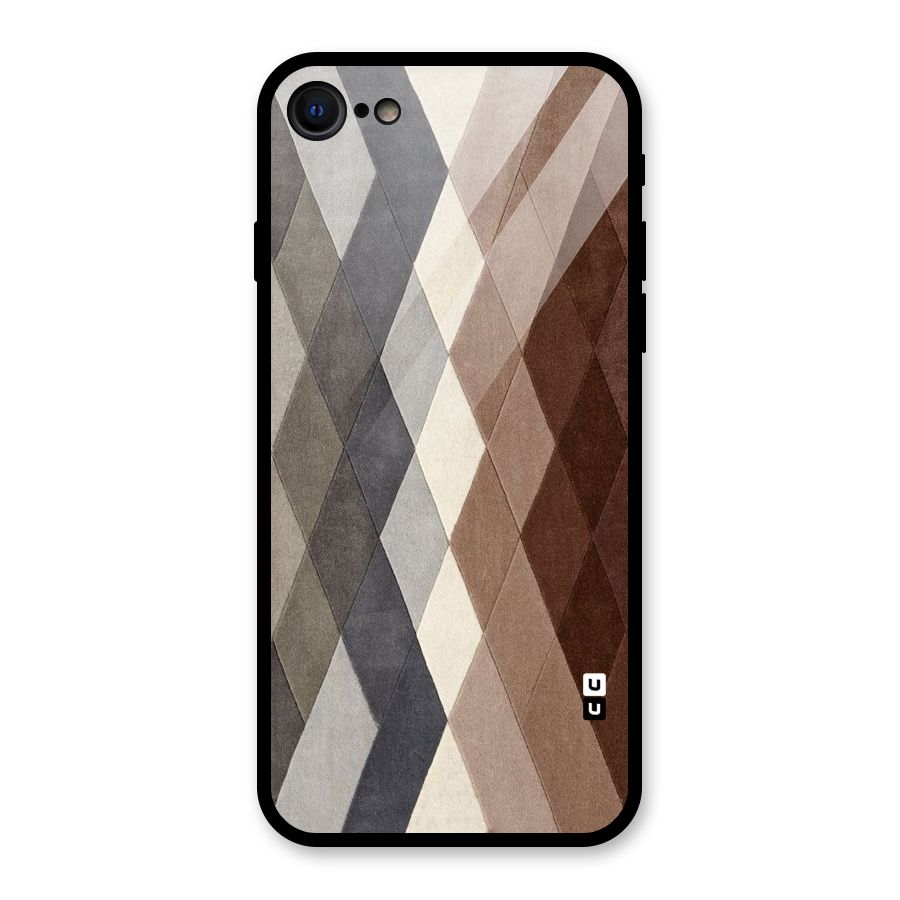 Beautiful Shades Of Diamonds Glass Back Case for iPhone SE 2022