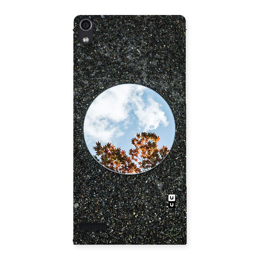 Beautiful Sky Leaves Back Case for Ascend P6