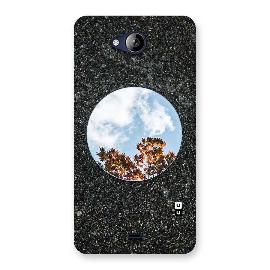 Beautiful Sky Leaves Back Case for Canvas Play Q355