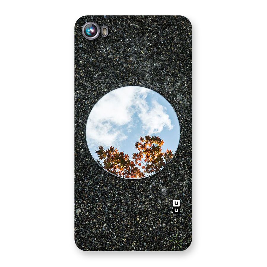 Beautiful Sky Leaves Back Case for Micromax Canvas Fire 4 A107