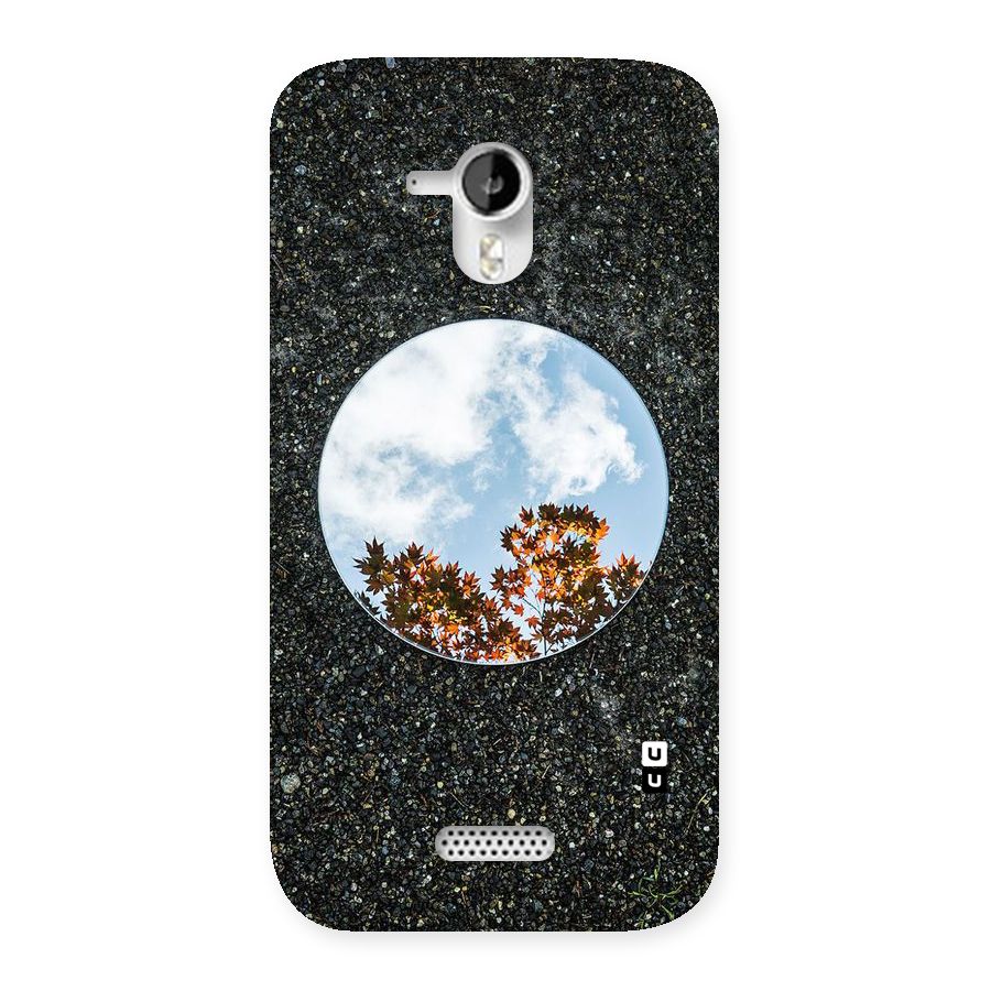 Beautiful Sky Leaves Back Case for Micromax Canvas HD A116