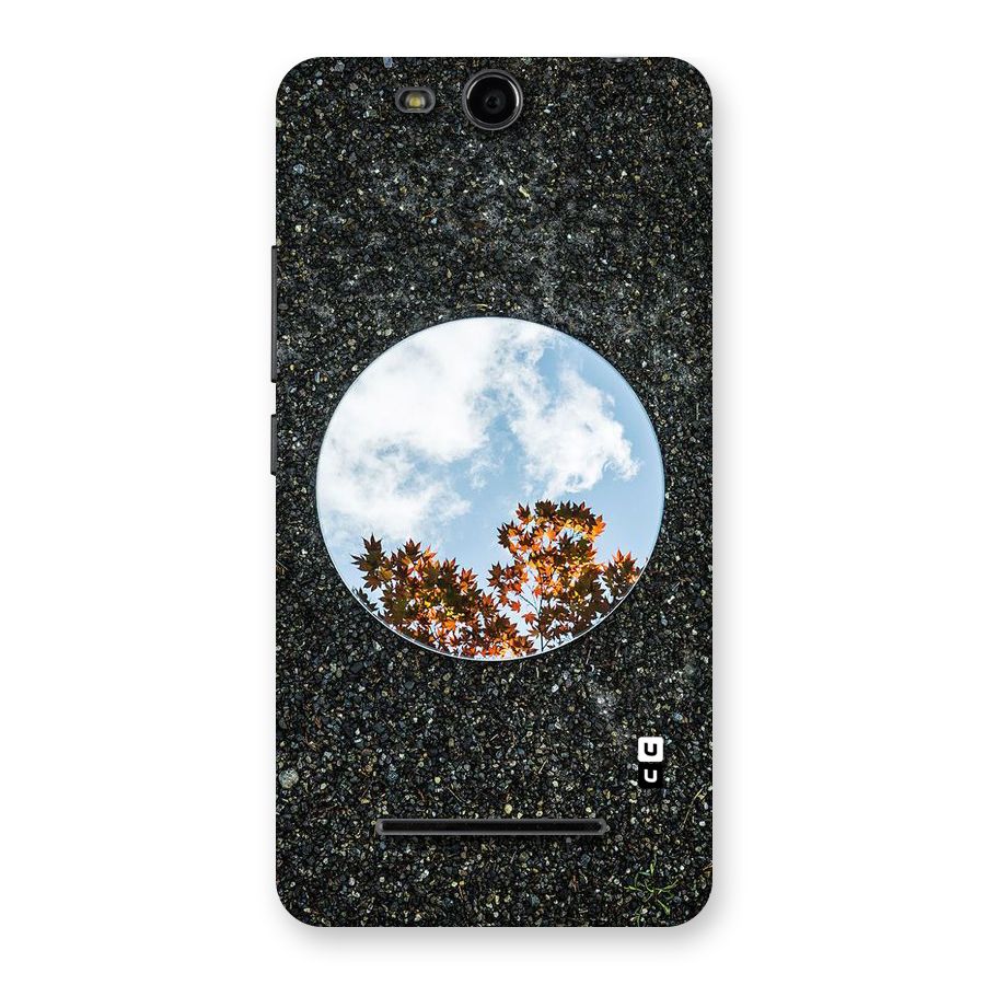 Beautiful Sky Leaves Back Case for Micromax Canvas Juice 3 Q392