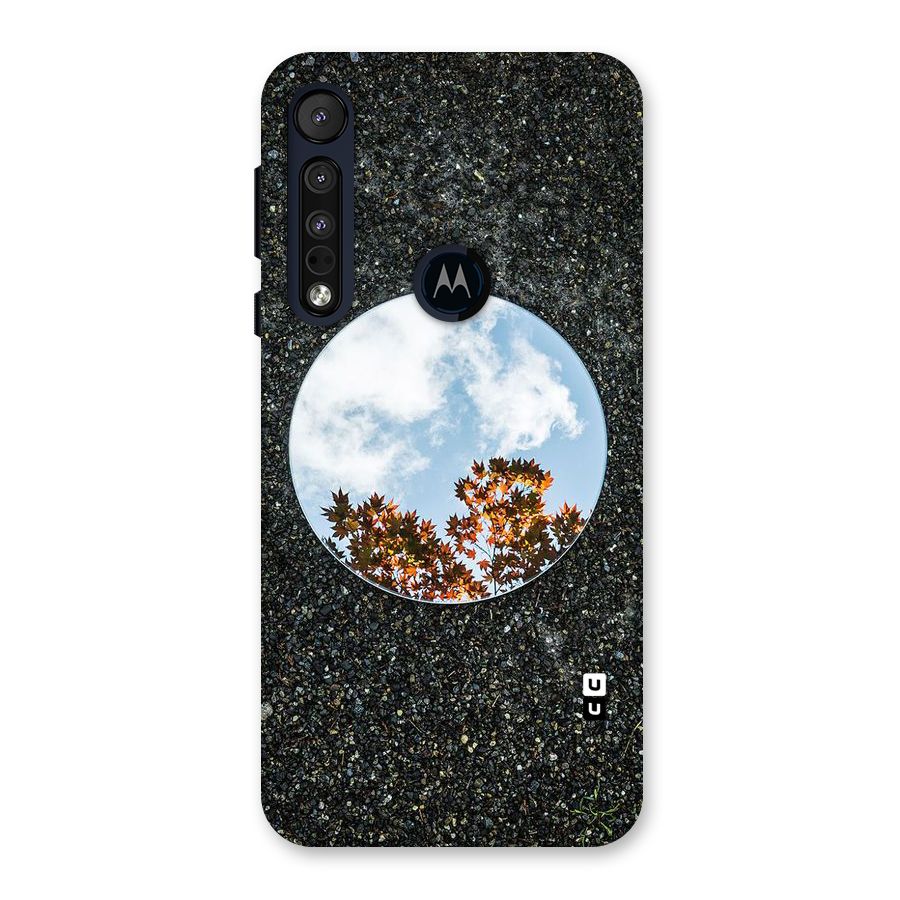 Beautiful Sky Leaves Back Case for Motorola One Macro