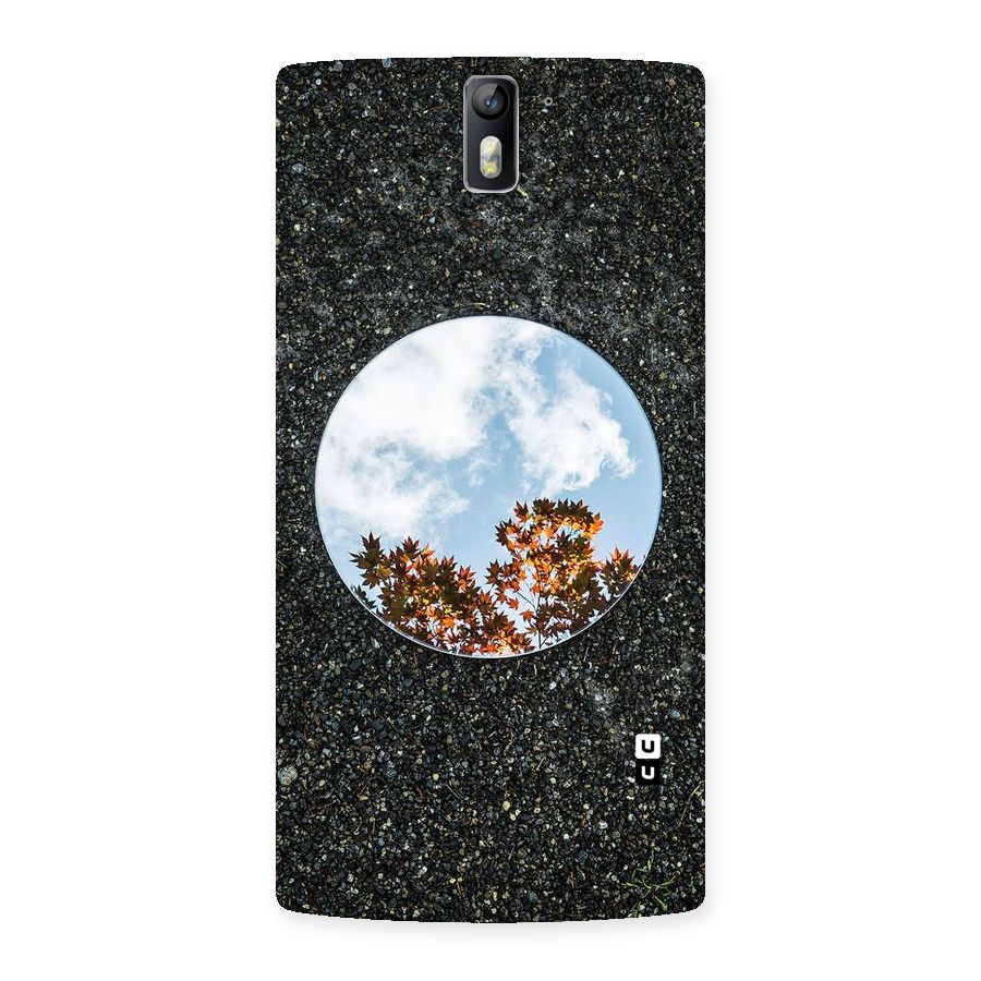 Beautiful Sky Leaves Back Case for One Plus One