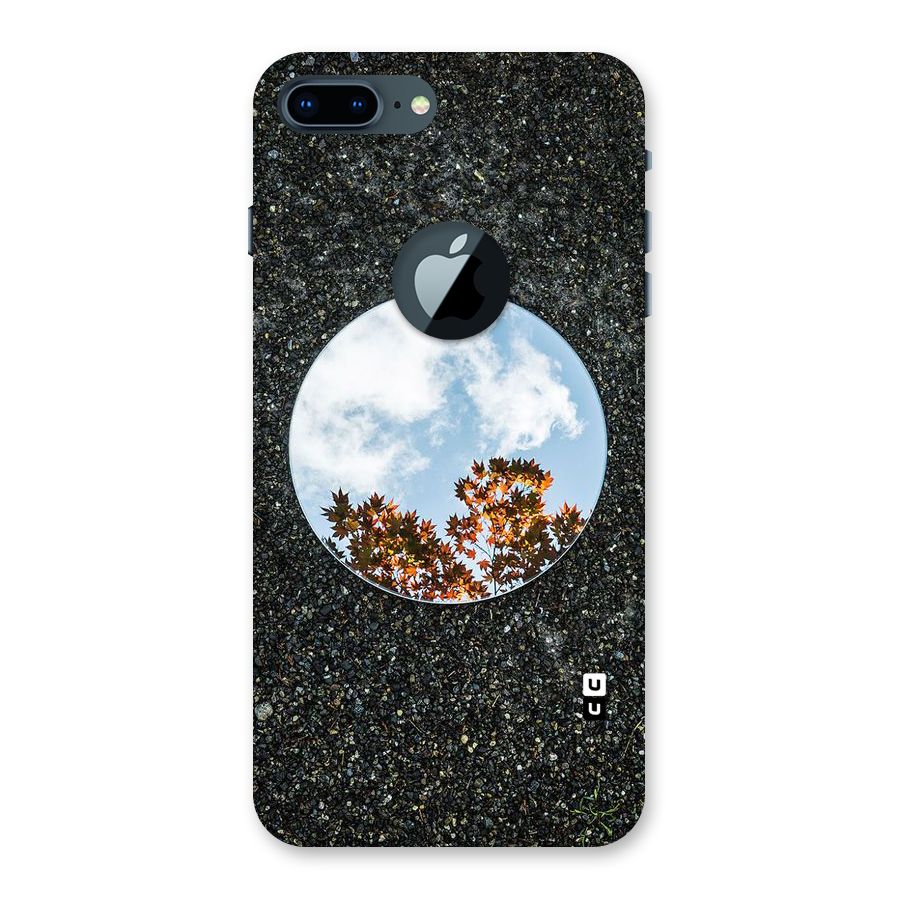 Beautiful Sky Leaves Back Case for iPhone 7 Plus Logo Cut