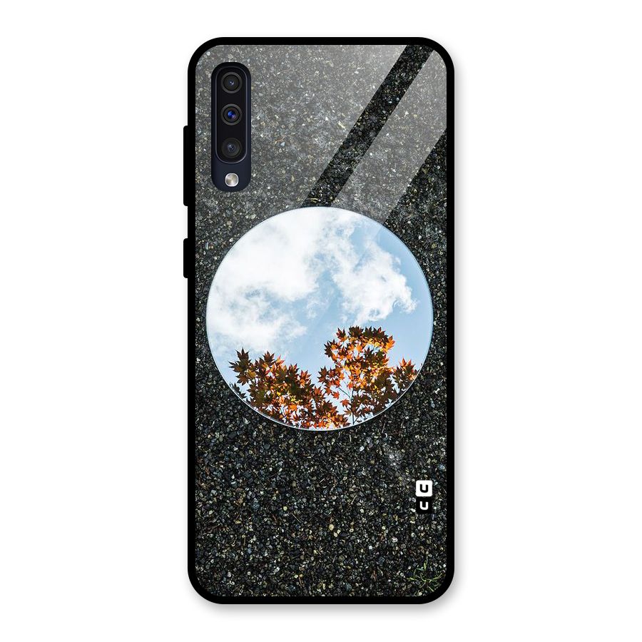 Beautiful Sky Leaves Glass Back Case for Galaxy A30s