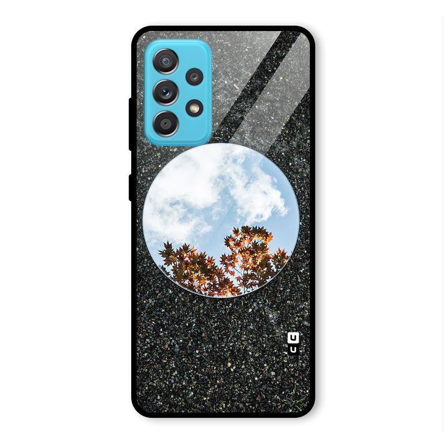 Beautiful Sky Leaves Glass Back Case for Galaxy A52s 5G