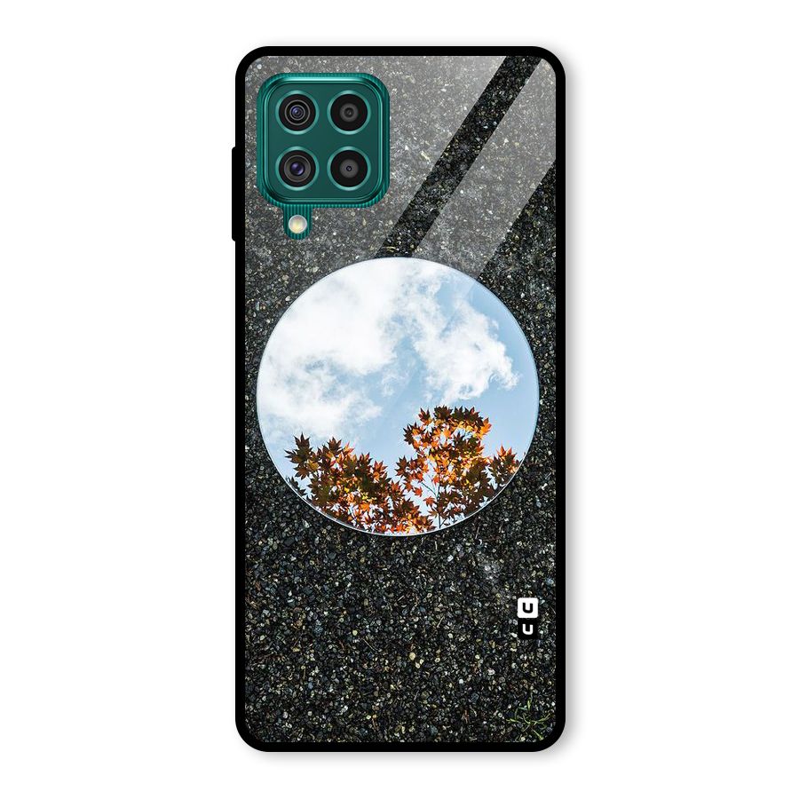 Beautiful Sky Leaves Glass Back Case for Galaxy F62