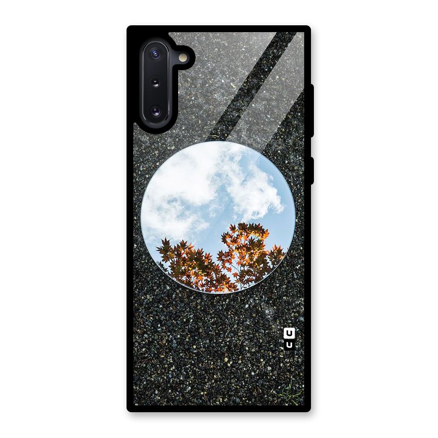 Beautiful Sky Leaves Glass Back Case for Galaxy Note 10