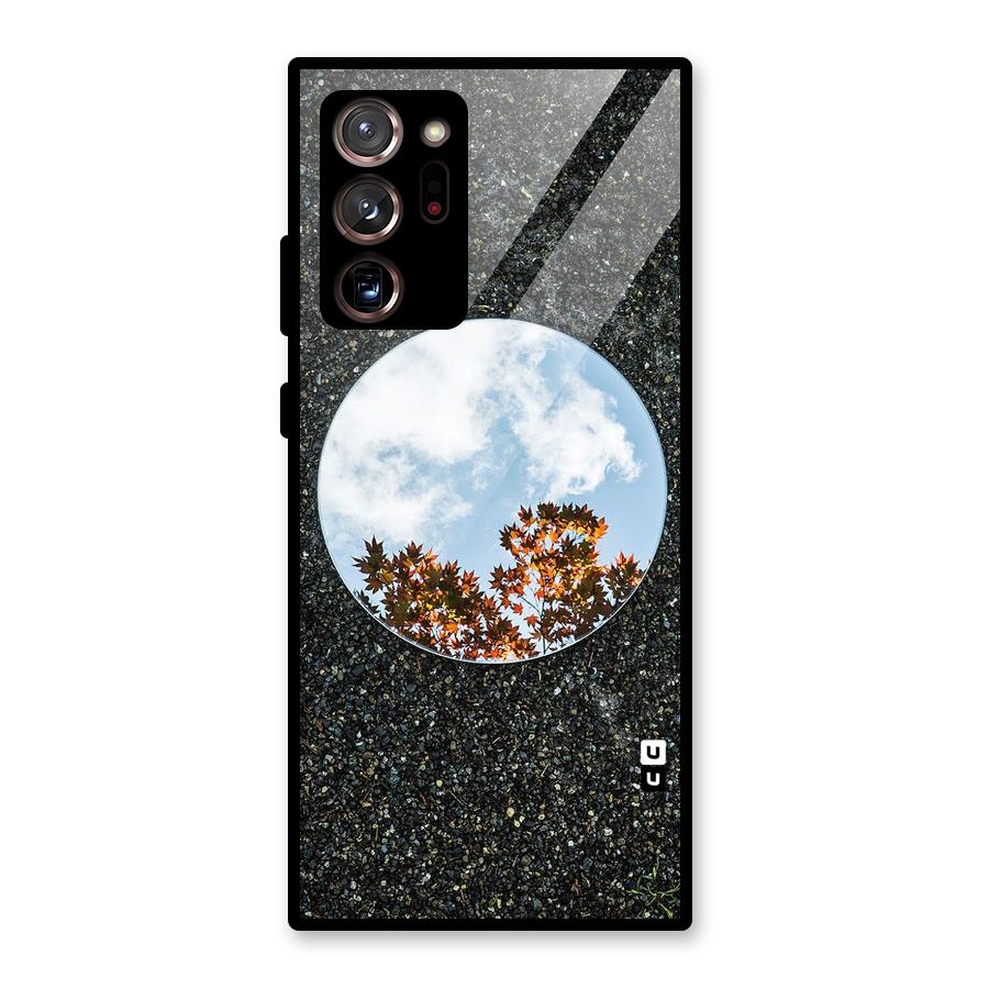 Beautiful Sky Leaves Glass Back Case for Galaxy Note 20 Ultra