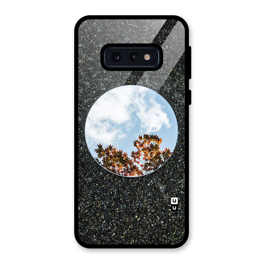 Beautiful Sky Leaves Glass Back Case for Galaxy S10e