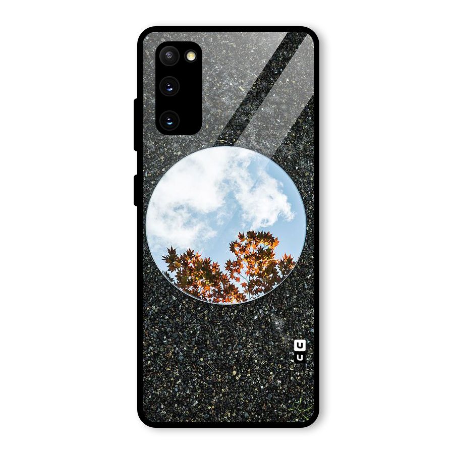 Beautiful Sky Leaves Glass Back Case for Galaxy S20 FE 5G