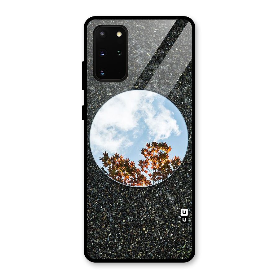 Beautiful Sky Leaves Glass Back Case for Galaxy S20 Plus