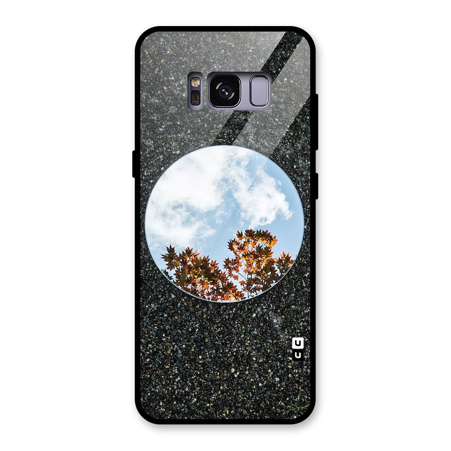 Beautiful Sky Leaves Glass Back Case for Galaxy S8