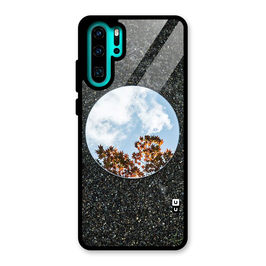 Beautiful Sky Leaves Glass Back Case for Huawei P30 Pro