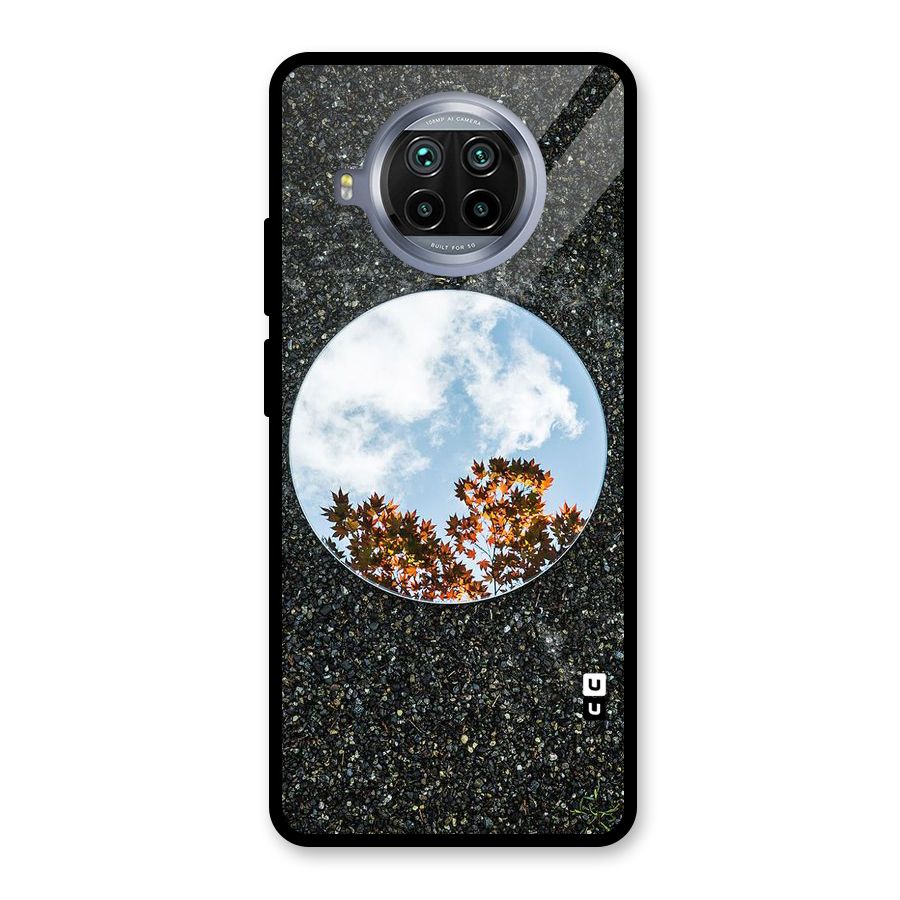 Beautiful Sky Leaves Glass Back Case for Mi 10i