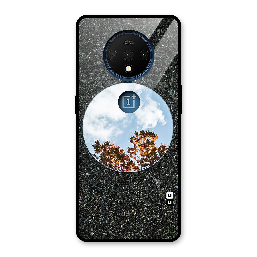 Beautiful Sky Leaves Glass Back Case for OnePlus 7T