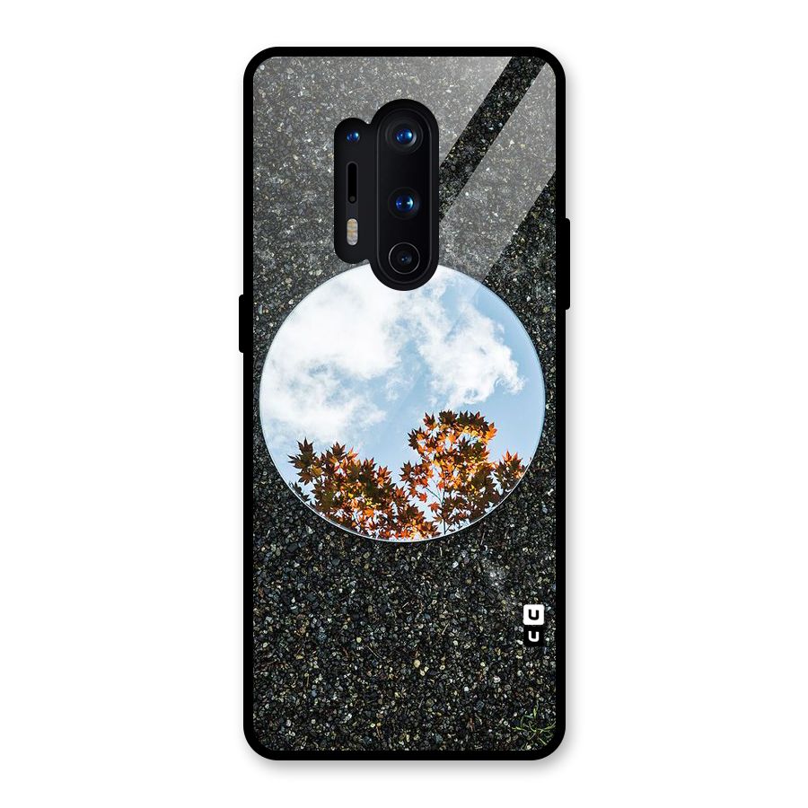 Beautiful Sky Leaves Glass Back Case for OnePlus 8 Pro