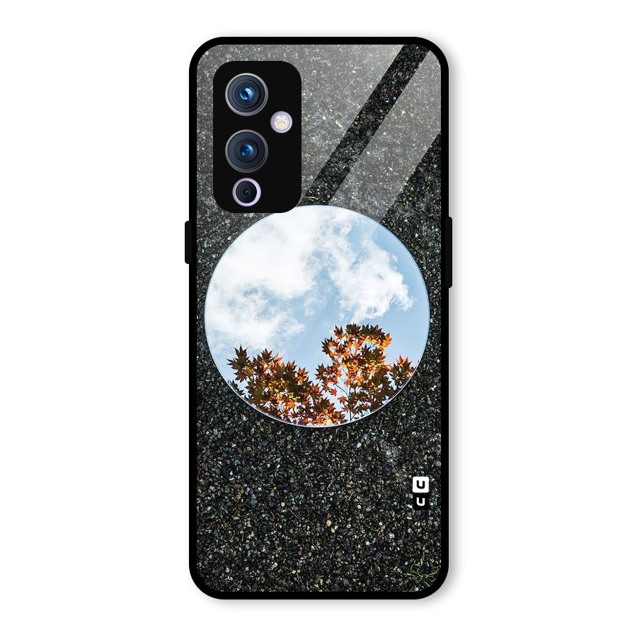 Beautiful Sky Leaves Glass Back Case for OnePlus 9