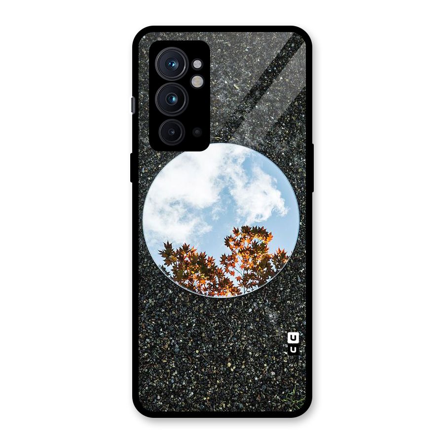 Beautiful Sky Leaves Glass Back Case for OnePlus 9RT 5G