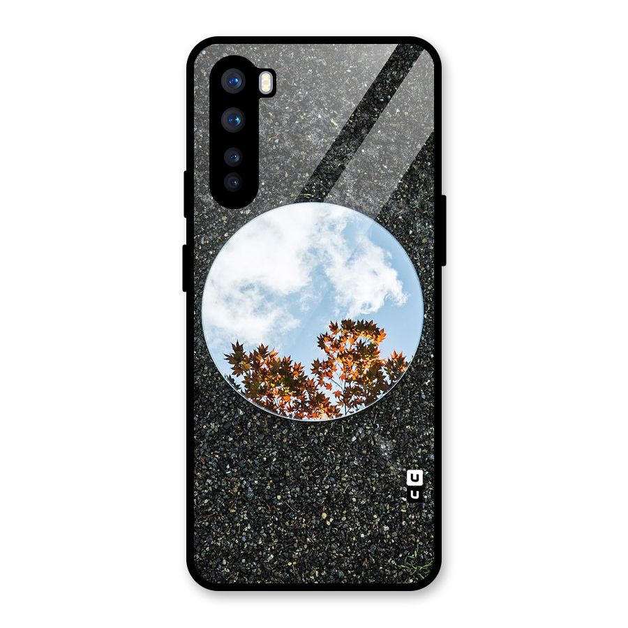 Beautiful Sky Leaves Glass Back Case for OnePlus Nord