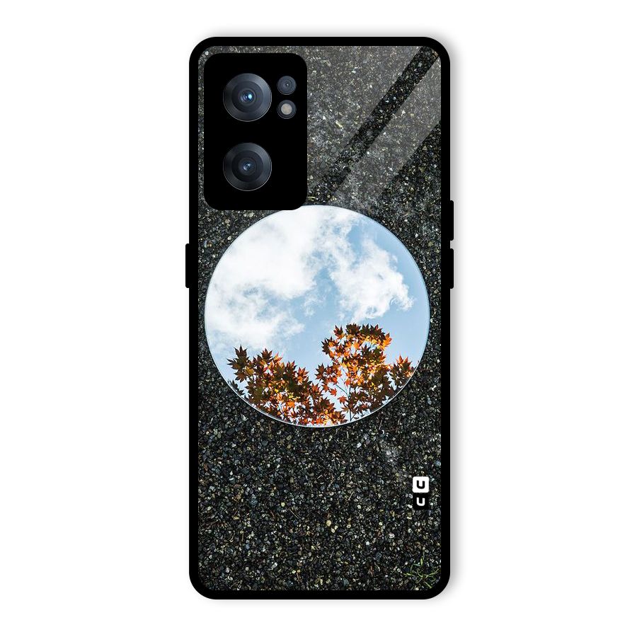 Beautiful Sky Leaves Glass Back Case for OnePlus Nord CE 2 5G