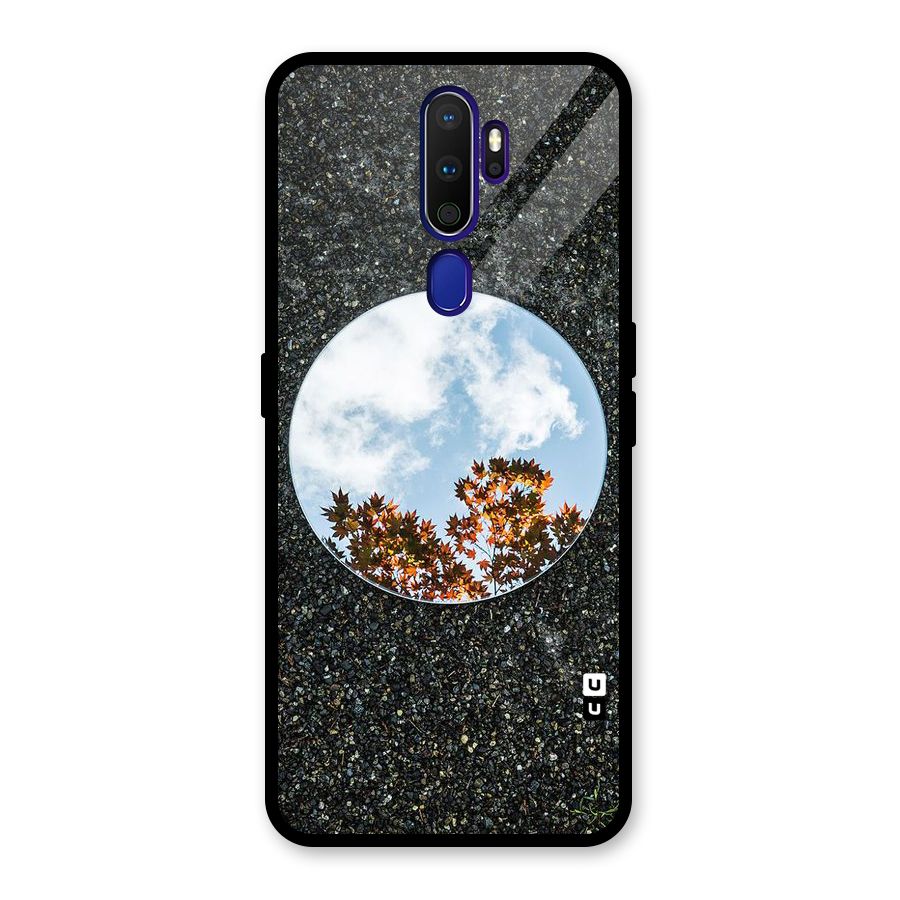 Beautiful Sky Leaves Glass Back Case for Oppo A9 (2020)