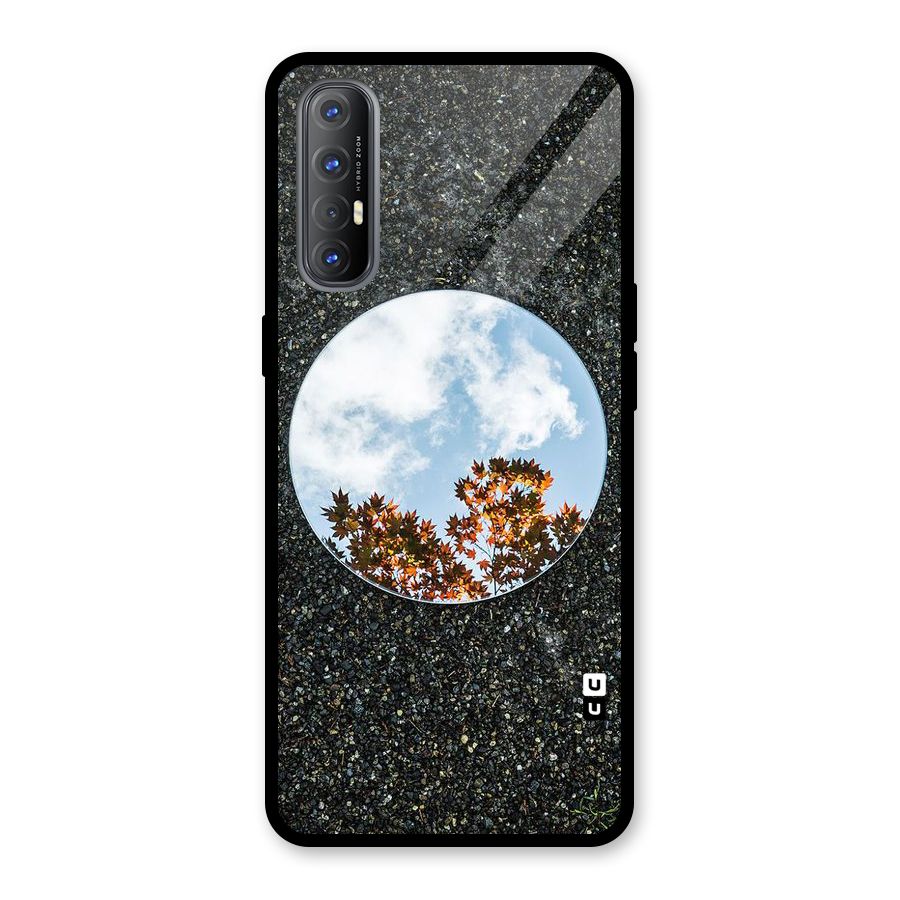 Beautiful Sky Leaves Glass Back Case for Oppo Reno3 Pro