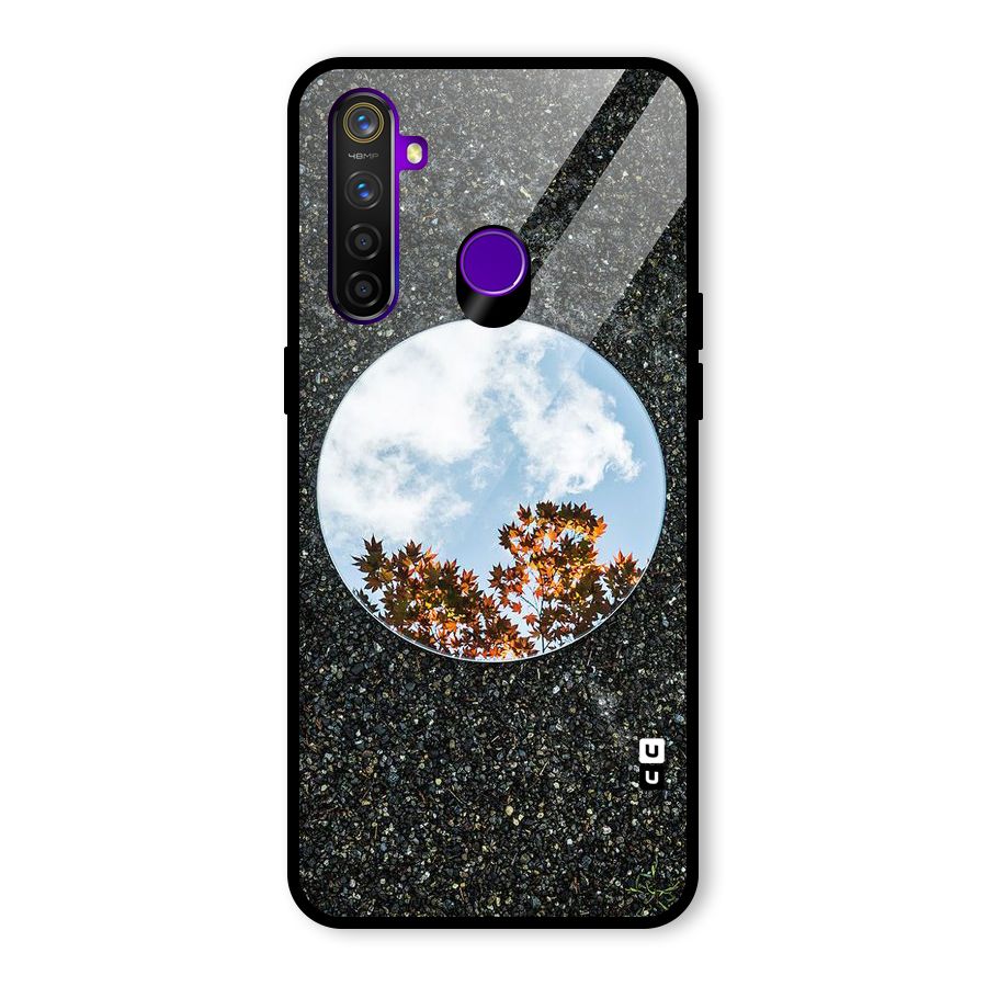 Beautiful Sky Leaves Glass Back Case for Realme 5 Pro