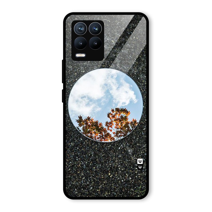 Beautiful Sky Leaves Glass Back Case for Realme 8 Pro