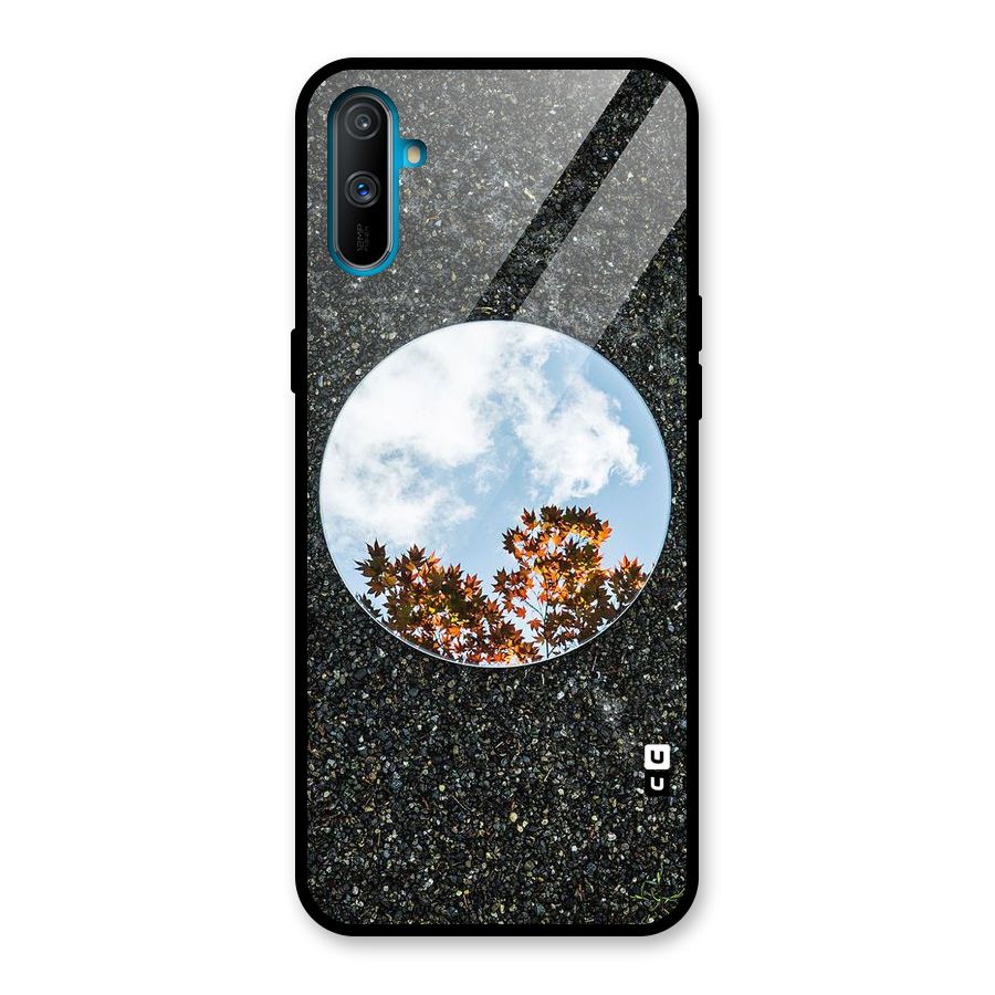 Beautiful Sky Leaves Glass Back Case for Realme C3