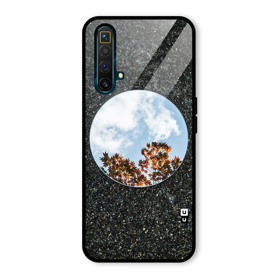 Beautiful Sky Leaves Glass Back Case for Realme X3