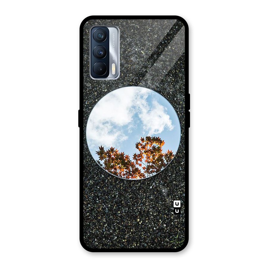 Beautiful Sky Leaves Glass Back Case for Realme X7