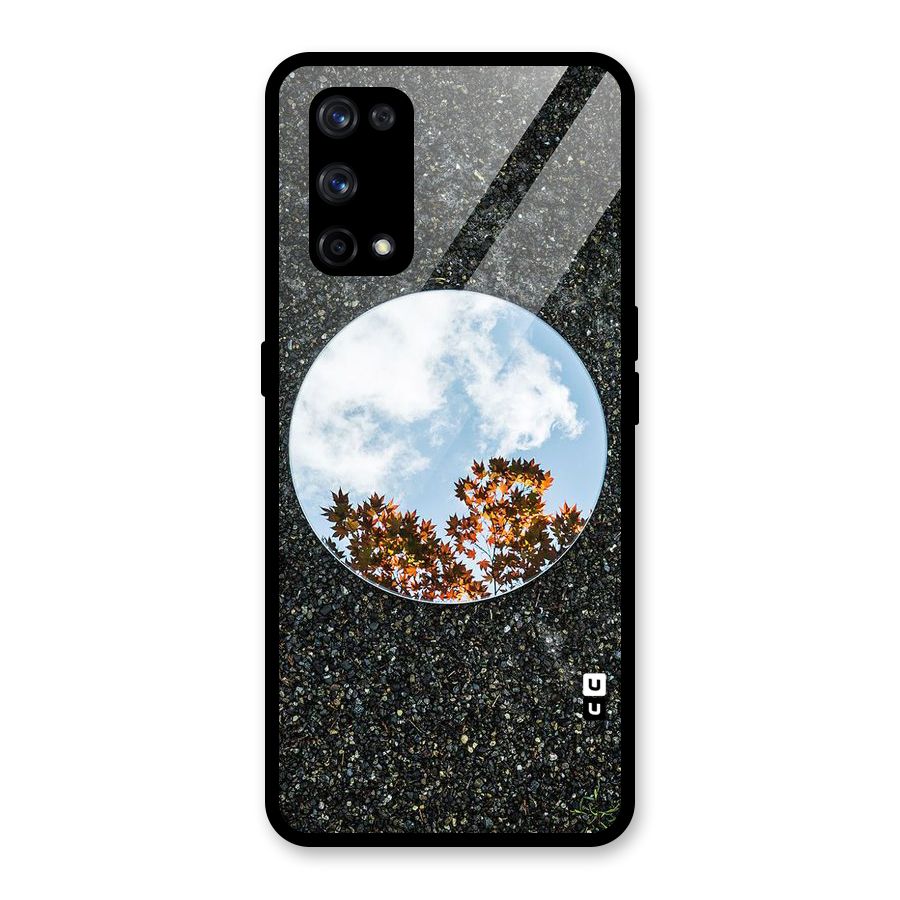 Beautiful Sky Leaves Glass Back Case for Realme X7 Pro