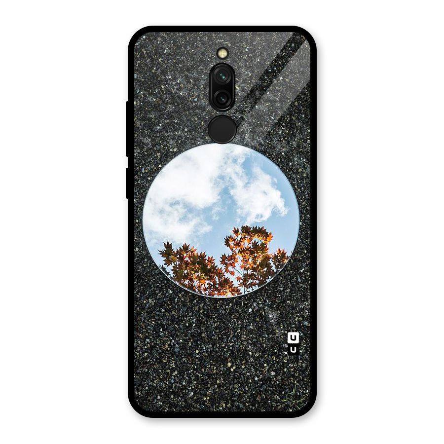 Beautiful Sky Leaves Glass Back Case for Redmi 8
