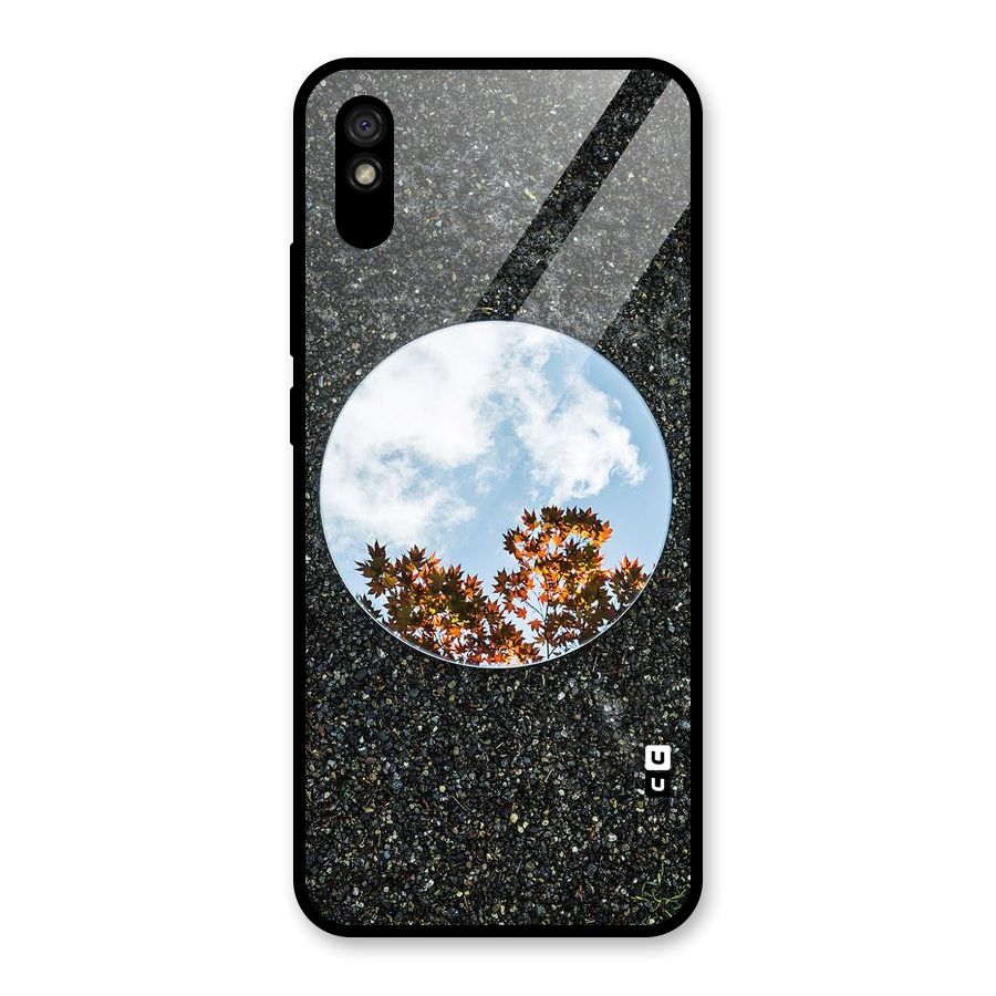 Beautiful Sky Leaves Glass Back Case for Redmi 9i