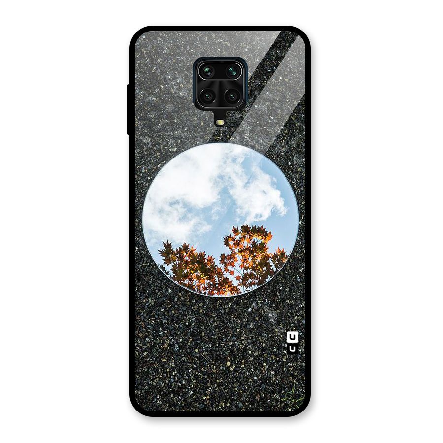 Beautiful Sky Leaves Glass Back Case for Redmi Note 10 Lite
