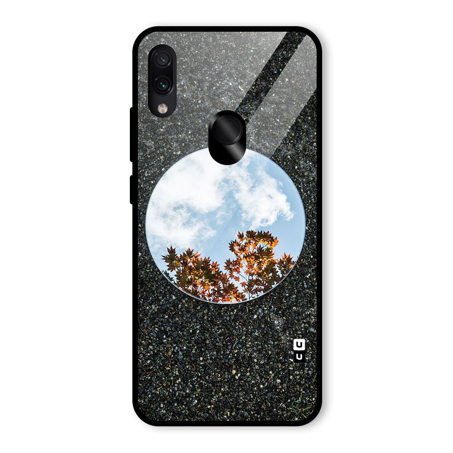Beautiful Sky Leaves Glass Back Case for Redmi Note 7S