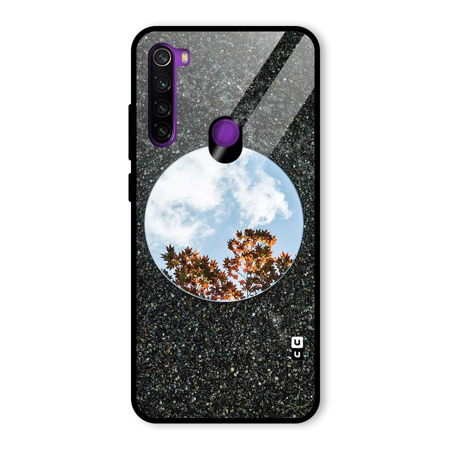 Beautiful Sky Leaves Glass Back Case for Redmi Note 8
