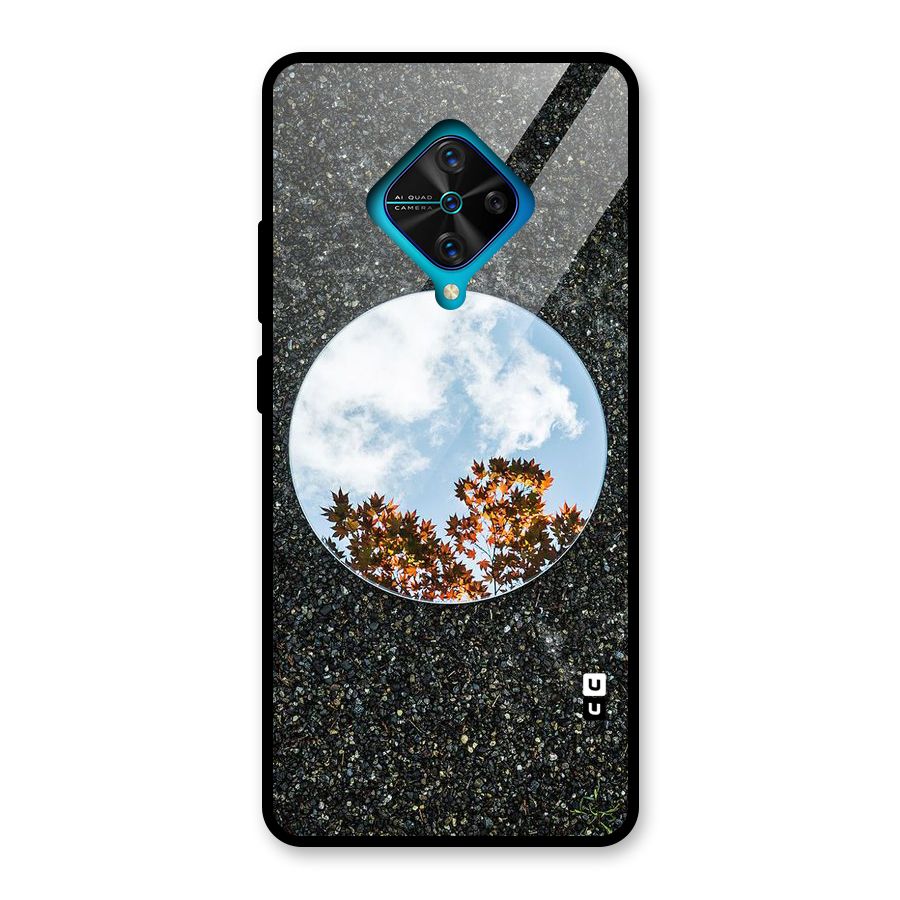Beautiful Sky Leaves Glass Back Case for Vivo S1 Pro