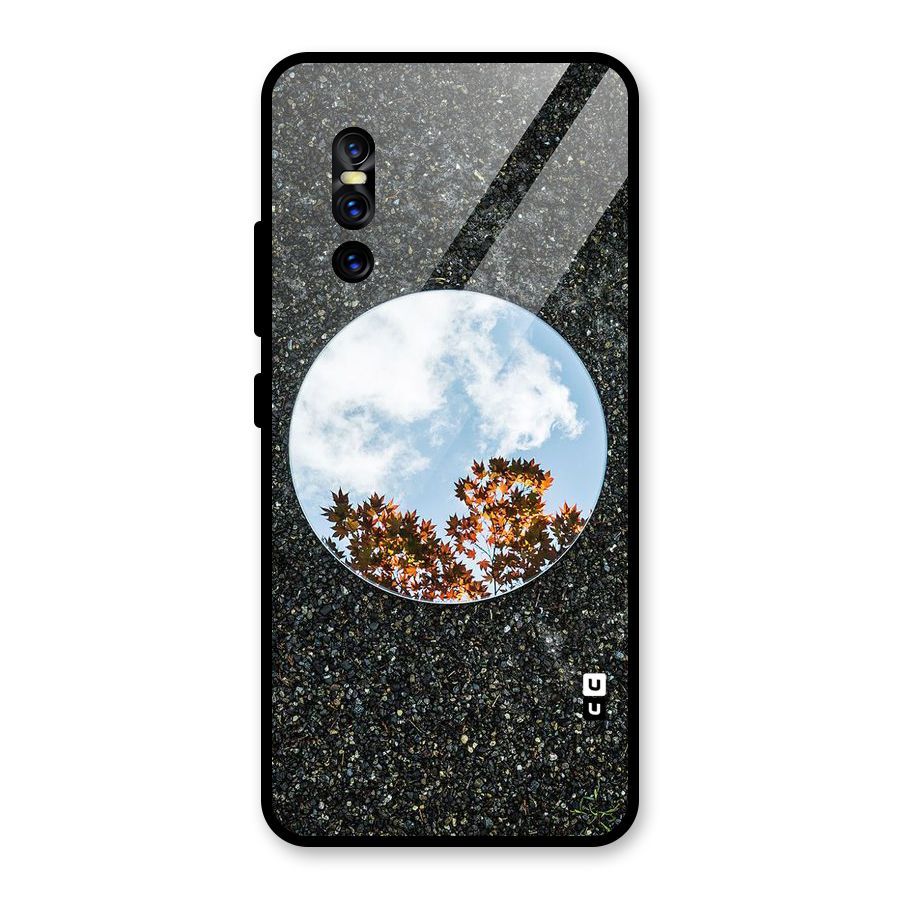 Beautiful Sky Leaves Glass Back Case for Vivo V15 Pro