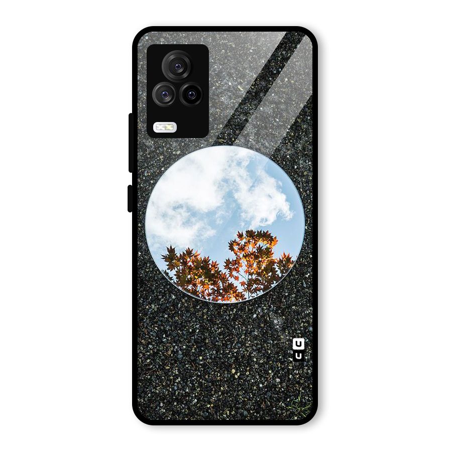 Beautiful Sky Leaves Glass Back Case for Vivo iQOO 7 Legend 5G