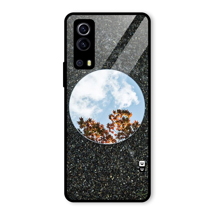 Beautiful Sky Leaves Glass Back Case for Vivo iQOO Z3