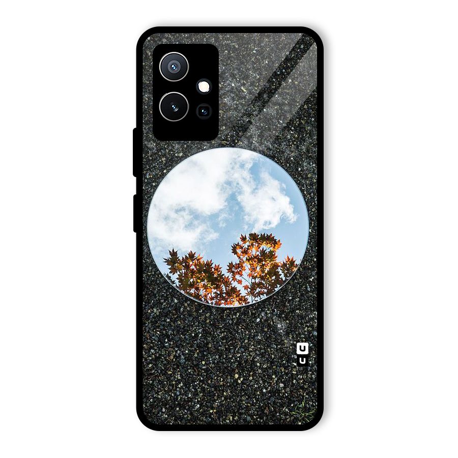 Beautiful Sky Leaves Glass Back Case for Vivo iQOO Z6