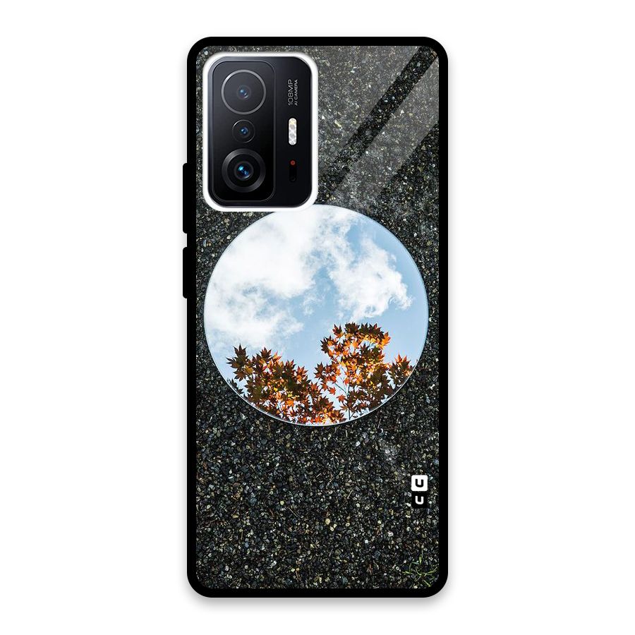 Beautiful Sky Leaves Glass Back Case for Xiaomi 11T Pro