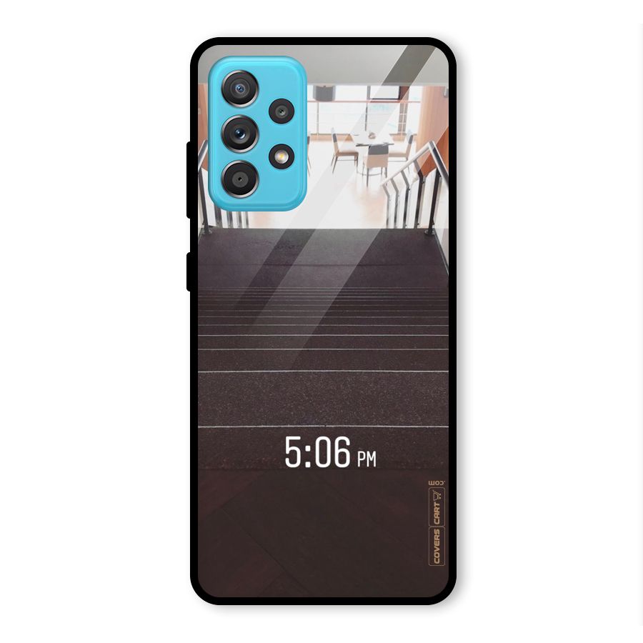 Beautiful Staircase Glass Back Case for Galaxy A52