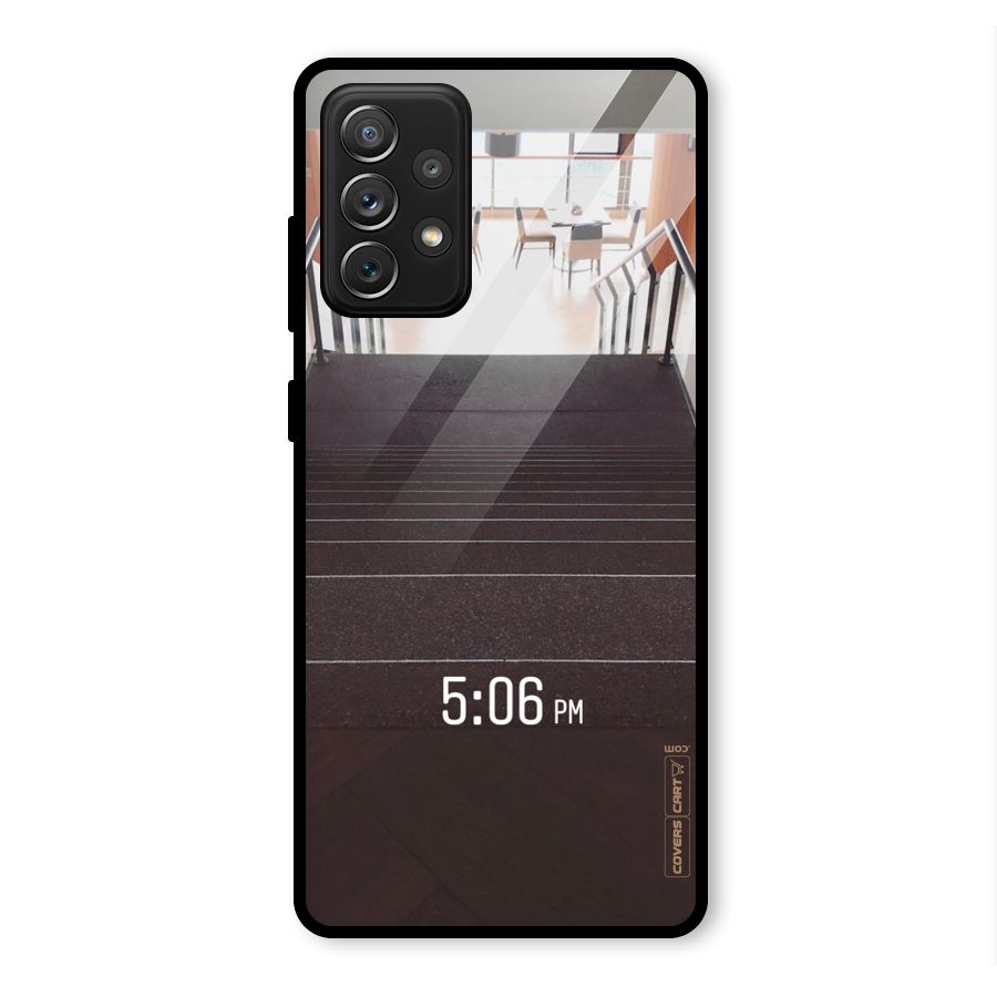 Beautiful Staircase Glass Back Case for Galaxy A72