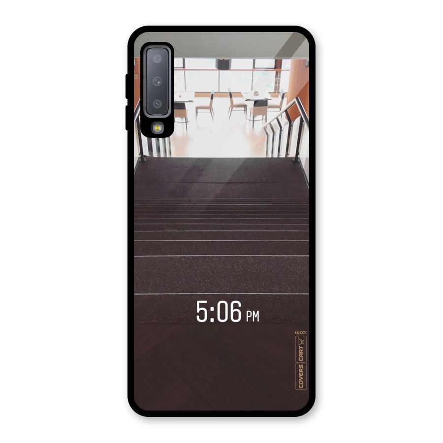 Beautiful Staircase Glass Back Case for Galaxy A7 (2018)