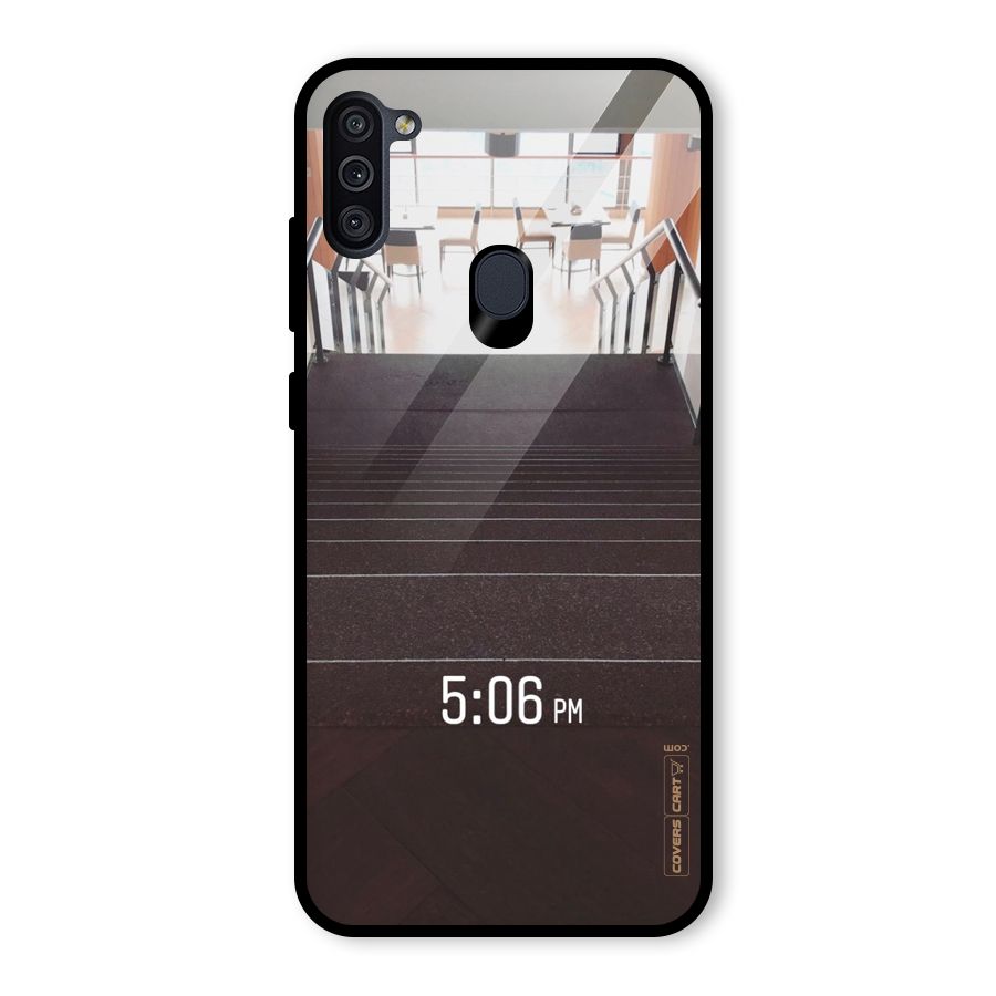 Beautiful Staircase Glass Back Case for Galaxy M11